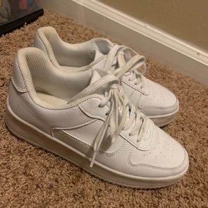 White sneakers